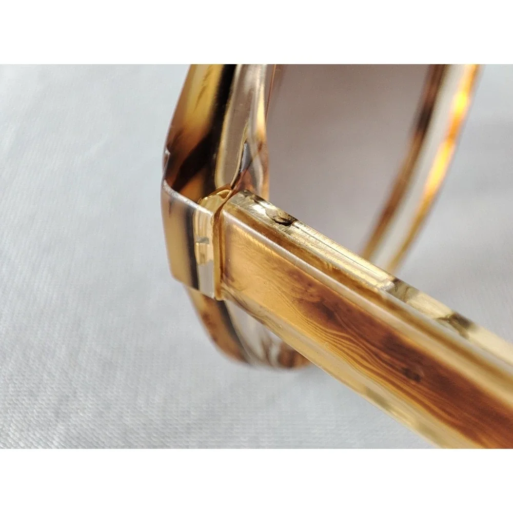 Linda Farrow Luxe 5 C5 KID Small Sunglasses Honey Tortoise Gold Made in Japan